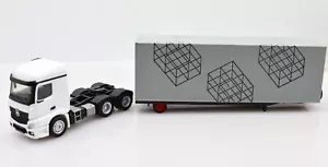 herpa modellino camion scala 1:87 truck Mercedes modellismo statico collezione - Foto 1 di 5