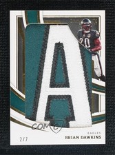 2022 Panini Immaculate Nameplate Nobility /7 Brian Dawkins #NN-BDA HOF