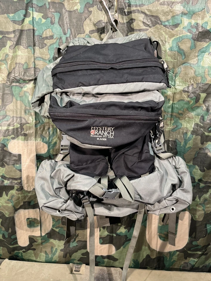 Mystery Ranch USA Made 2011 Glacier Mil-Spec Follage/Black S Waist M Bush: M Yoke Foto 1 de 4