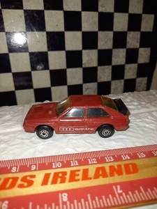 Matchbox MB25 Audi Quattro Dark Red Diecast Vintage 1986-88 - Picture 1 of 5