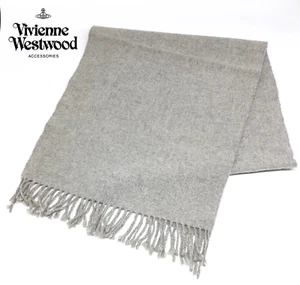 Vivienne Westwood Accessori Sciarpa Lunga Sfera Ricamo Unisex Grigio Italia - Foto 1 di 10