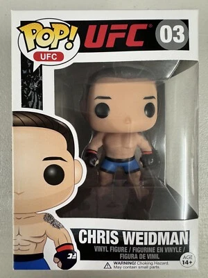 Chris Weidman 03 ~ UFC ~ Vinil Funko Pop ~ Artes Marciais Mistas - Imagem 1 de 4