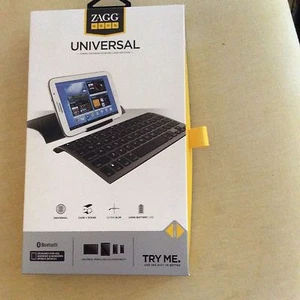 ZAGG KEYS Universal Bluetooth Keyboard Case & Stand for iPad & Samsung Tablet - Picture 1 of 2