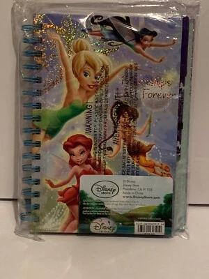 Disney Tinkerbell 40 Page Hardcover Journal w/Pen Friendships Last Forever  - Image 1 of 4