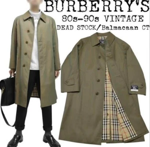 Burberry London Nova Check Stenkler Coat w/ Liner Khaki Vintage Men Size M - Picture 1 of 6