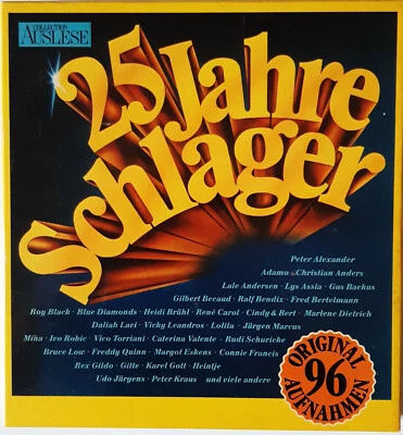 25 Jahre Schlager- Collection Auslese (96 Originalaufnahmen) (Sonocord 27 095-9) - Bild 1 von 3
