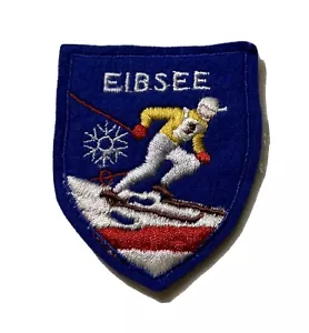Parche de esquí EIBSEE Zugspitze Tirol Alemania recuerdo viaje Ecusson - Imagen 1 de 4