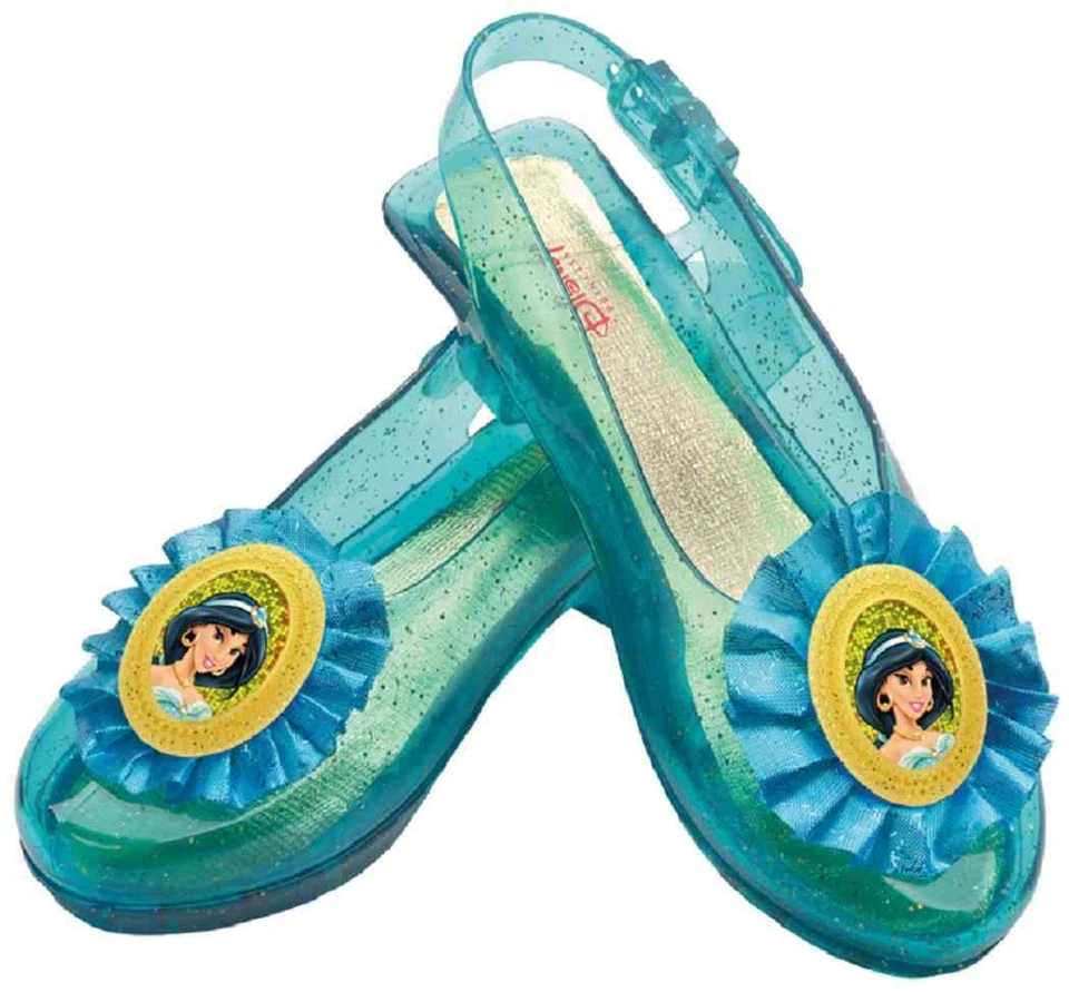 茉莉花闪亮鞋迪士尼公主阿拉丁万圣节儿童服装配件 — 第 1/1 张图片