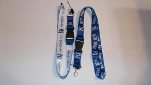 Two New York Yankees Lanyards MLB Baseball - Printed on Both Sides 25" Long - Picture 1 of 1