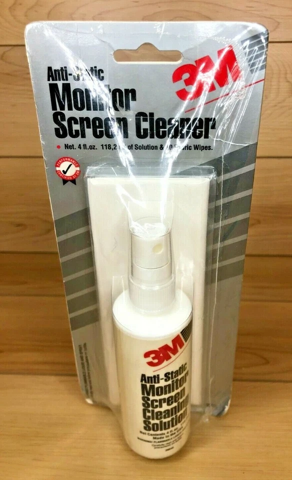 3M Anti-Static Monitor Screen Cleaner 2 Bottles Pack 4oz 118,2 ml and 20 wipes - Image 1 of 4