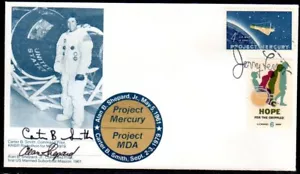 MR-3 Astronaut Alan Shepard autograph on a 1979 MDA Jerry Lewis Telethon cover - Picture 1 of 2