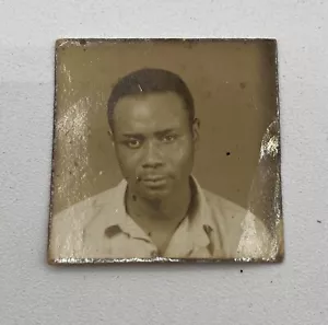 Vintage Photo Booth Photo African American Man - Picture 1 of 4