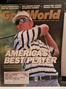 David Duvall Autographed Golf World magazine JSA COA - Picture 1 of 1
