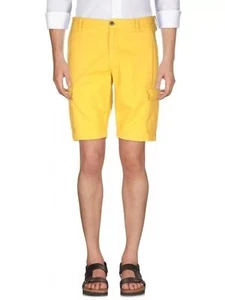 Shorts Leather Men's Pant Genuine Soft New Natural Causal Wear Men Short Yellow - Picture 1 of 5