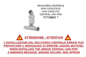 COLLETTORE RACING ELIMINA CATALIZZATORE ARROW PER CF MOTO 800 MT / 800 MT-X 2025 - Foto 1 di 4