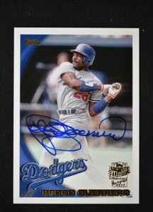 2022 Archives Topps 2010 Fan Favorites Auto #10FF-PG Pedro Guerrero