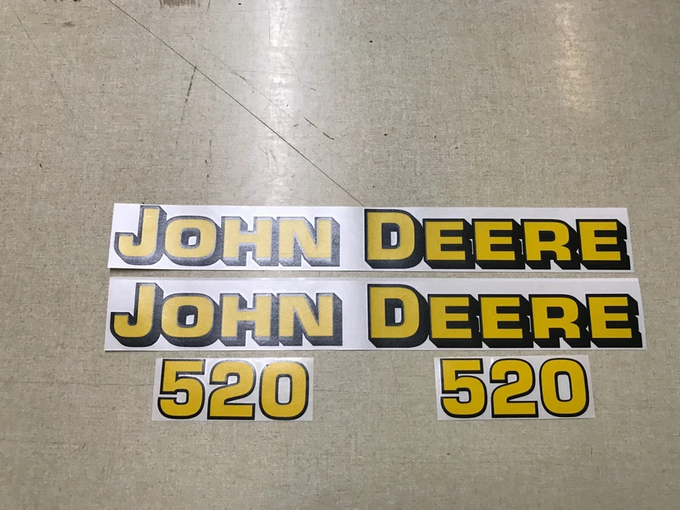 Aftermarket John Deere 520 Loader decals - Image 1 of 1