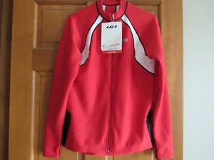 NWT LARGE LOUIS GARNEAU WOMEN RED LONG SLEEVE ELITE PRO VENT CYCLING JACKET  - Picture 1 of 10
