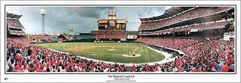 Los Angeles Anaheim Angels MAGICAL COMEBACK WS 2002 Panoramic POSTER Print Cover