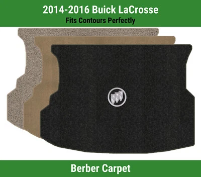 Alfombra de maletero Lloyd Berber para Buick LaCrosse 2014-2016 con logotipo Buick Shield Foto 1 de 4