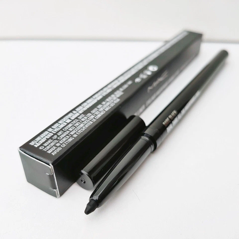 Delineador de ojos impermeable para todo el día MAC Dual Dare, #Dare Black, ¡Nuevo en caja! Foto 1 de 3