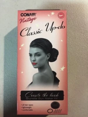 Conair Vintage Classic Up-Do Brunette Bun Maker Kit - Image 1 of 3