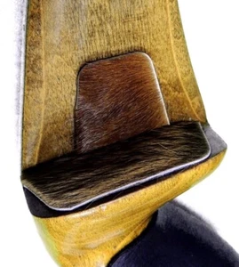 2 STCK. BRAUN Original WADENHAAR PFEILSTÜTZE - QUADRATISCH - Recurve Langbogenschießen - Bild 1 von 5