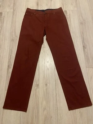 Pantalones de algodón rojo Pal Zileri Concept para hombre talla 50 hechos en Italia Foto 1 de 4
