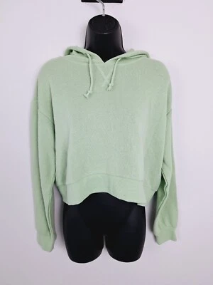 LA сердца гостиной толстовка XS зеленый укороченный толстовка с капюшоном Pacsun пуловер новый h - Изображение 1 из 4
