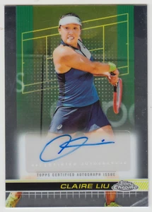 2024 Topps Chrome Tennis Claire Liu Certified Autograph Issue Auto TCA-ClU - Picture 1 of 4