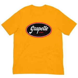 Vintage Retro T Shirt Grapette Soda Brand Cool Graphic Tee For Men Women - Picture 1 of 10