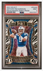 2023-24 Select Anthony Richardson #PHARI Phenomenon ZEBRA Prizm RC PSA 9 🚀 - Bild 1 von 3