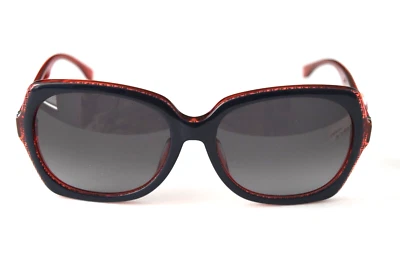 Очки солнцезащитные FENDI подлинные синие красные с логотипом FF 0002/F/S 7PPHD 57-17-140 - Изображение 1 из 4