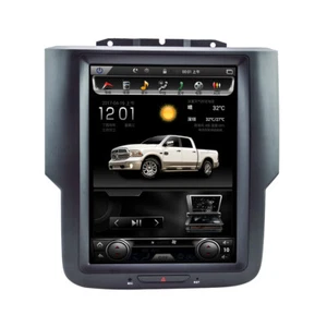 For Dodge Ram 2013-2019 Android 11 Tesla Style Vertical Screen 10.4" GPS Radio - Picture 1 of 16