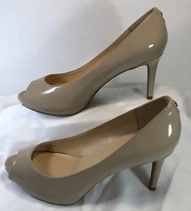 Liz claiborne Ramona Peep-Toe Pumps Beige Size 8M Women’s High Heels - Picture 1 of 7