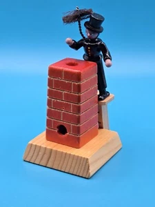Vintage rare collectible retro Erzgebirge Incense smoker man German Christmas - Picture 1 of 6
