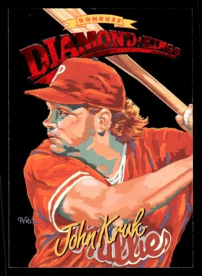 1994 DONRUSS JOHN KRUK DK-9 MINT DIAMOND KINGS BASEBALL PHILADELPHIA PHILLIES - Image 1 of 2