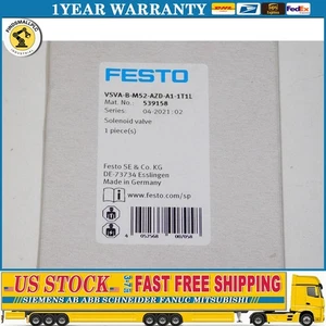 US FREE TAX New FESTO VSVA-B-M52-AZD-A1-1T1L 539158 Solenoid Valve Module 145PSI - Picture 1 of 7