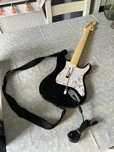 Rockband Guitar Hero Fender Stratocaster Guitar Controller Xbox 360 Wired - Picture 1 of 2