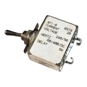 Airpax Sensata Circuit Breaker Switch AP1-0 20A 240/50V 60/400hz DC - Picture 1 of 4