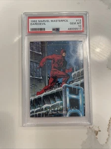 1992 Marvel Masterpieces - #12 Daredevil - PSA 10 GEM MINT - Picture 1 of 2