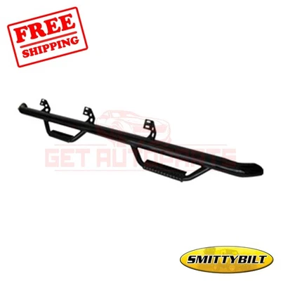 Barra Nerf Smittybilt con peldaños desplegables de acero para Jeep Wrangler JK 4 puertas 07-16 Foto 1 de 3