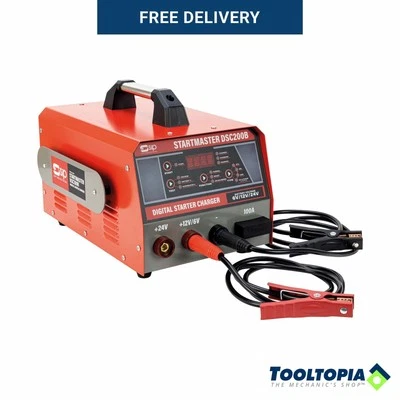 SIP STARTMASTER Digital Battery Starter Charger DSC200B Jump Start 6V/12V/24V - Image 1 of 4