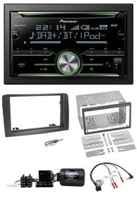 Pioneer Bluetooth Lenkrad DAB 2DIN USB CD Autoradio für Fiat Idea 2006-2012 grau - Bild 1 von 9