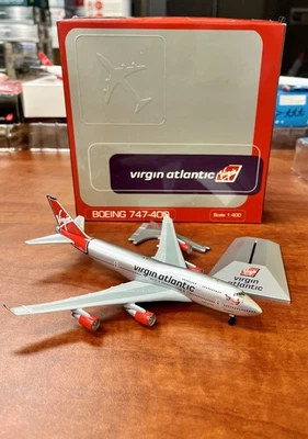 Virgin Atlantic Boeing 747-400 Sonic Wings 1:400 Reg: G-VFAB Lady Penelope MINT - Image 1 of 4