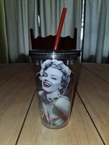 Marilyn Monroe Tumbler Cup with Straw 2017 20oz - Picture 1 of 7