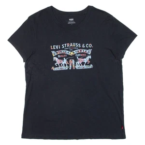 LEVI'S Womens T-Shirt Black M - Picture 1 of 6
