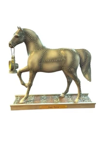 Figurina Enesco Sentiero dei Pony Dipinti Cavallo di Ferro 1E/0804 Paskert 2012 Numerata - Foto 1 di 7
