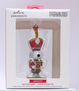 2025 Hallmark Red Box Ornament ~ PEANUTS SNOOPY NUTCRACKER ~ Ships FREE - Picture 1 of 6