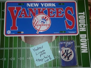 New York Yankees Nummernschild & Schlüsselanhänger Konvolut Neu Vintage MLB Lot E - Bild 1 von 12